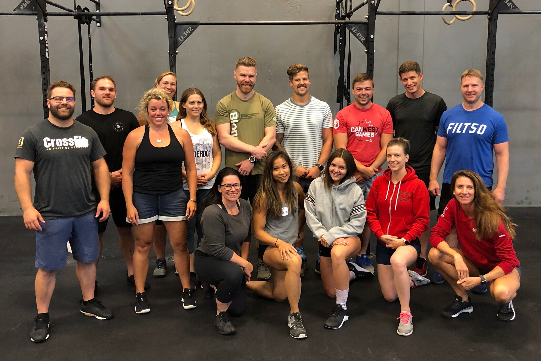 Coaches Katie, Rebecca, and Scotty all completed (and passed) their CrossFit Level 2 Certificate course as well as Simon who re-upped his certificate.